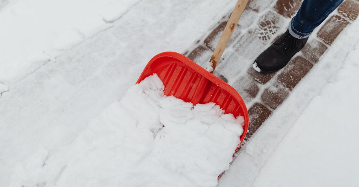 How do you get out of snow in a parking lot?