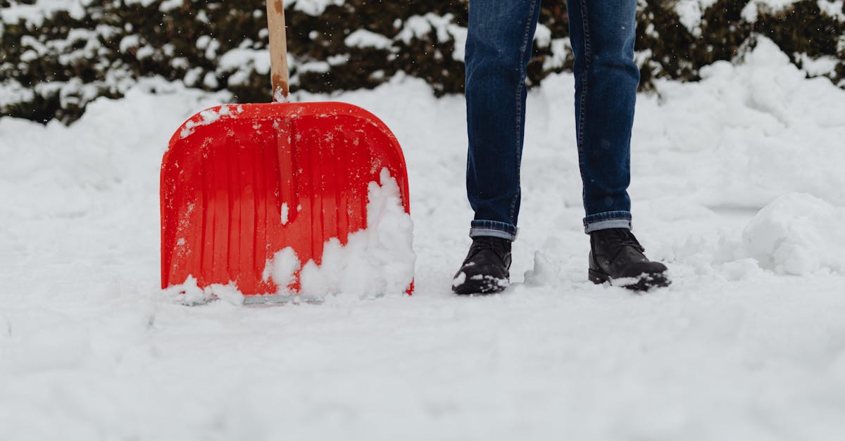 How to keep snow from sticking to your driveway?